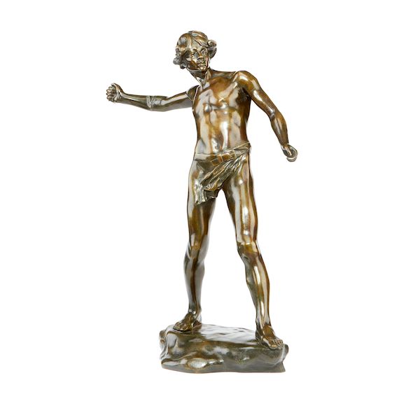 Bonhams A late 19th century French bronze figure of David