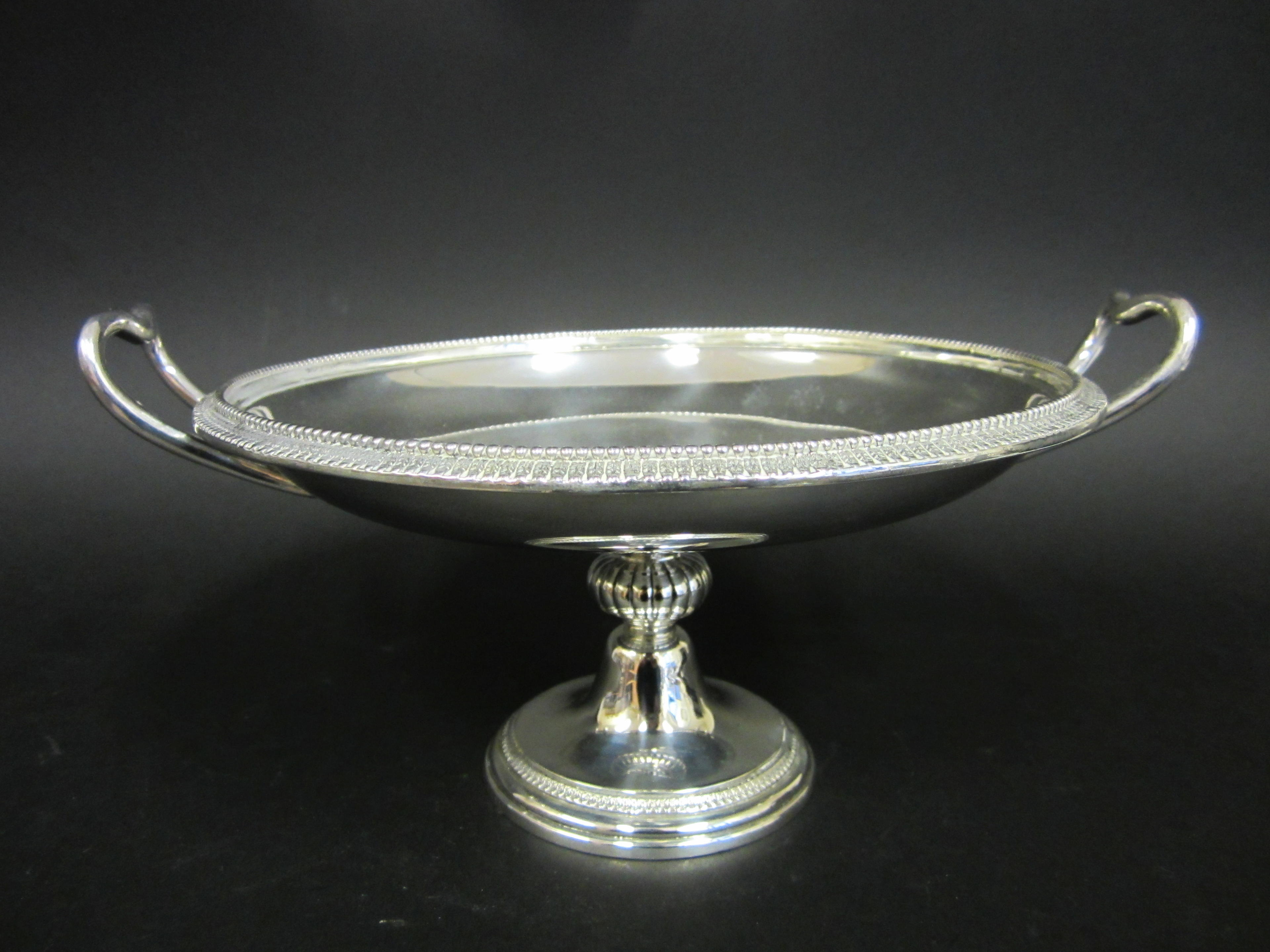 Bonhams : A Victorian silver two handle pedestal bowl by Stephen Smith ...