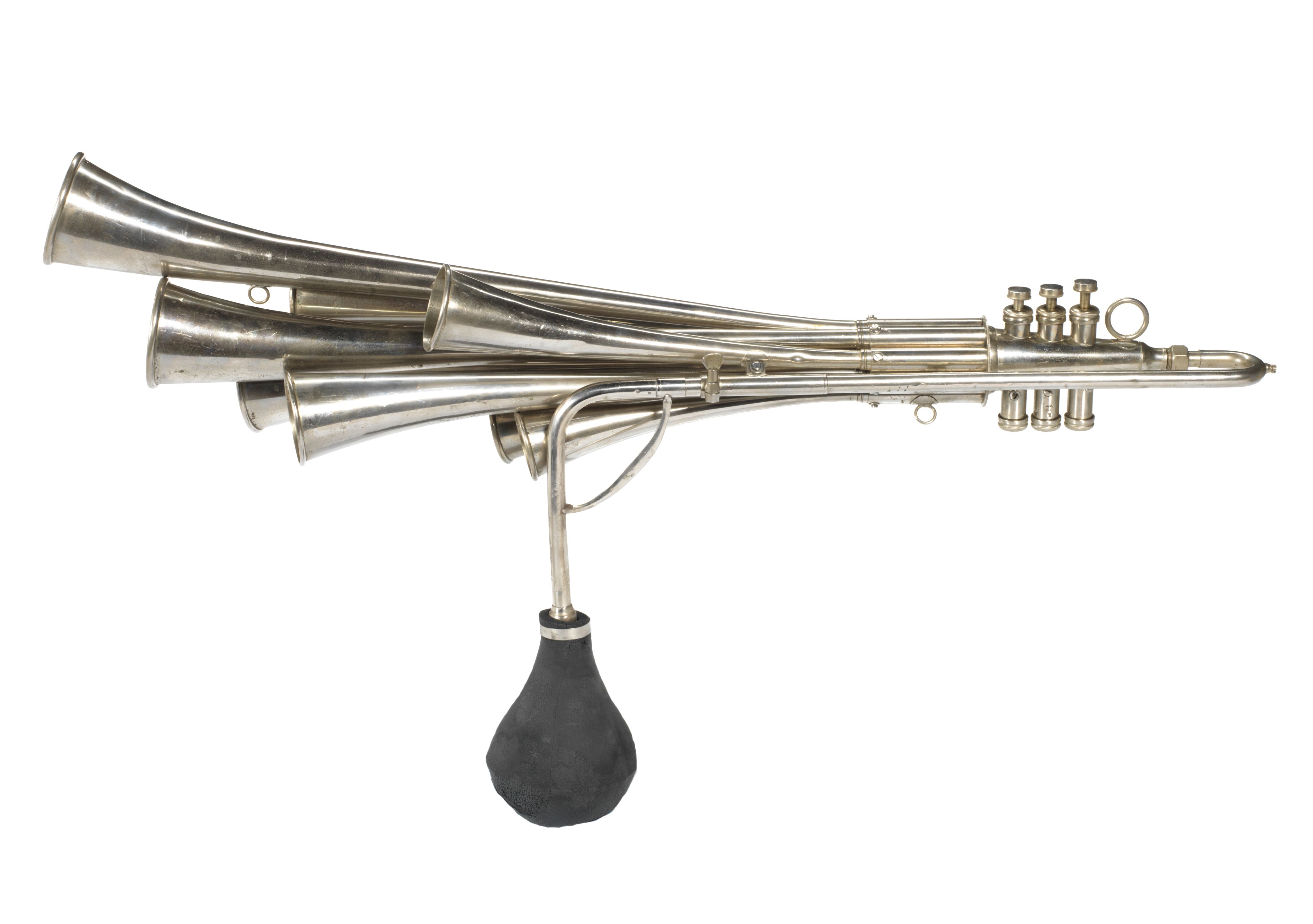 Bonhams Cars A large Veteran eighttrumpet car horn, French,