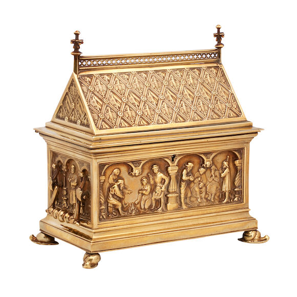 Relic Casket Example Bonhams : A 19th century brass casket in the form of a gothic reliquary