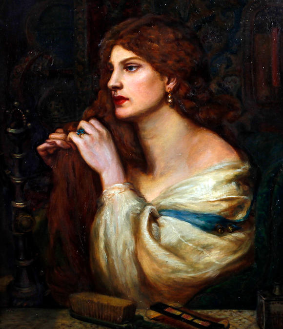 Bonhams : After Dante Gabriel Rossetti 'Aurelia (Fazio's Mistress)'