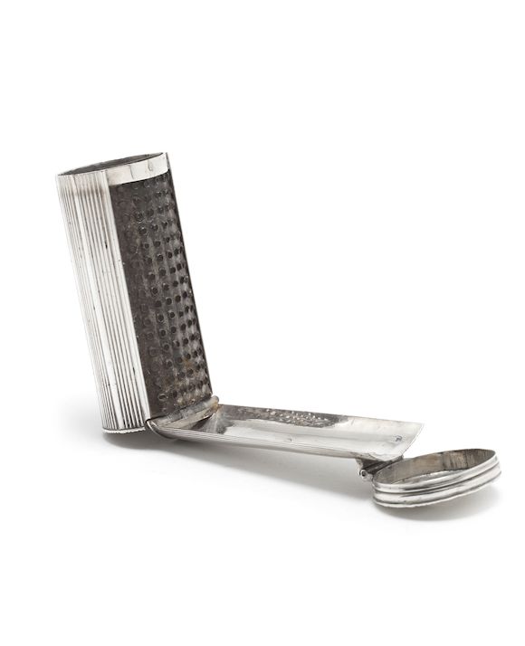 Bonhams A Victorian silver nutmeg grater by Taylor & Perry