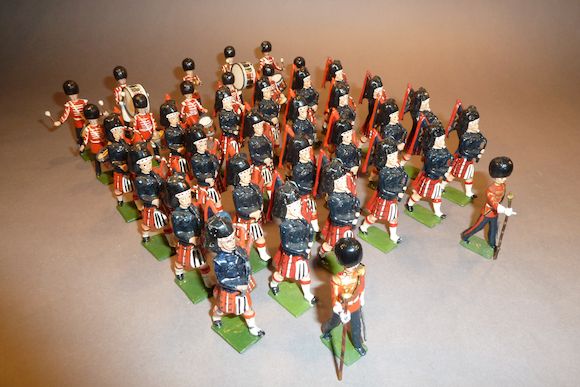 W Britain 00129 Pipes And Drums Of The King Retire