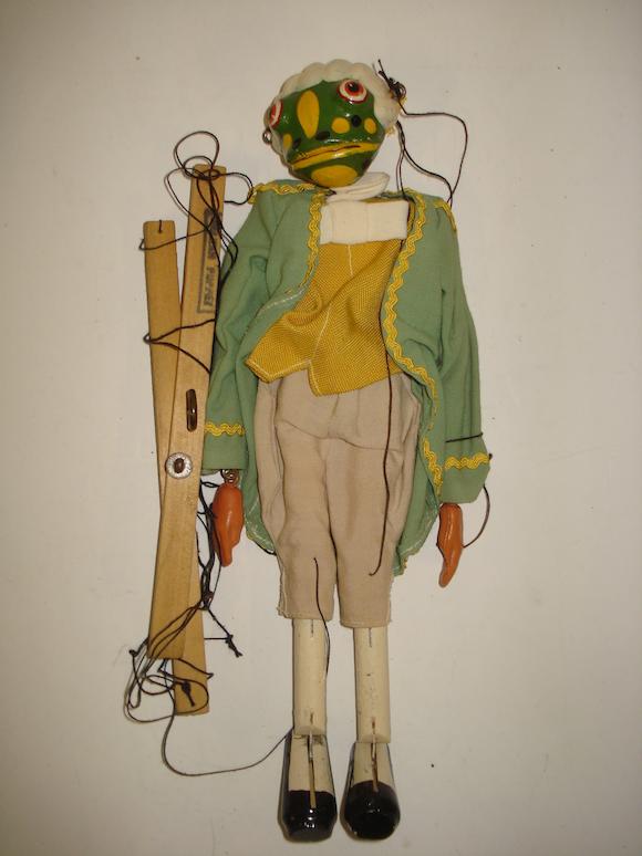 Bonhams Pelham Puppet Alice In Wonderland Frog Butler