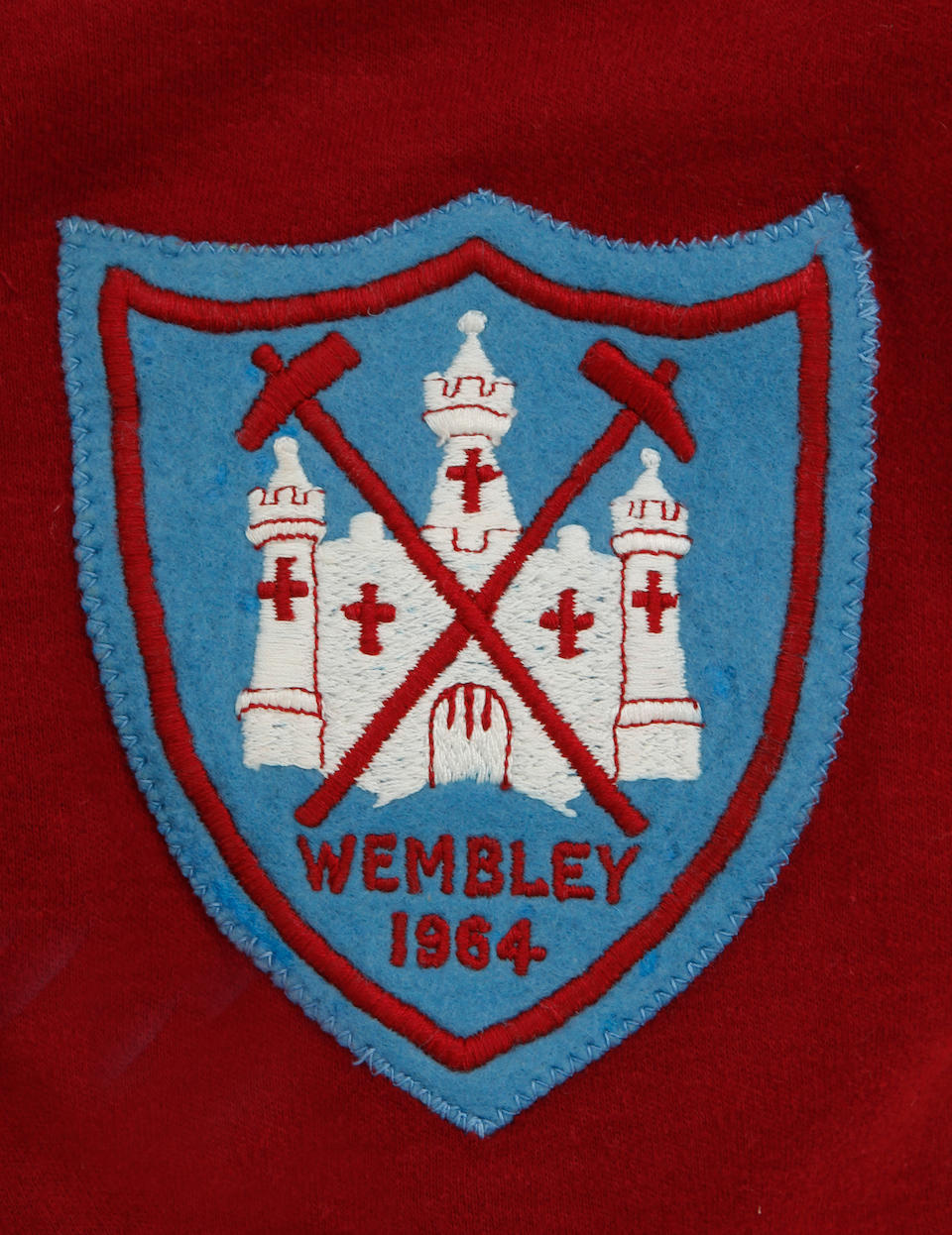 Bonhams : 1964 West Ham F.A Cup Winners shirt worn by Jack Burkett