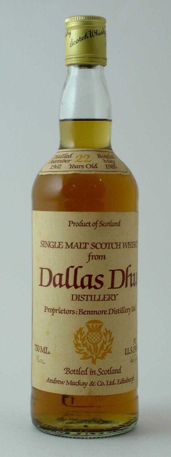 Bonhams Dallas Dhu22 year old1962