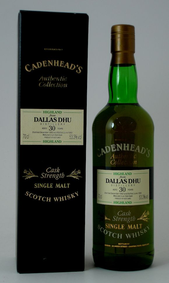 Bonhams Dallas Dhu30 year old1962