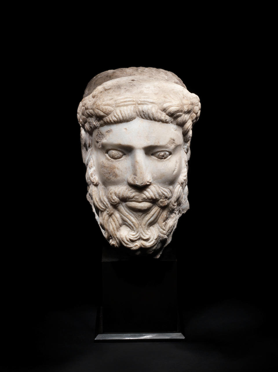 Bonhams : A Roman marble janiform herm