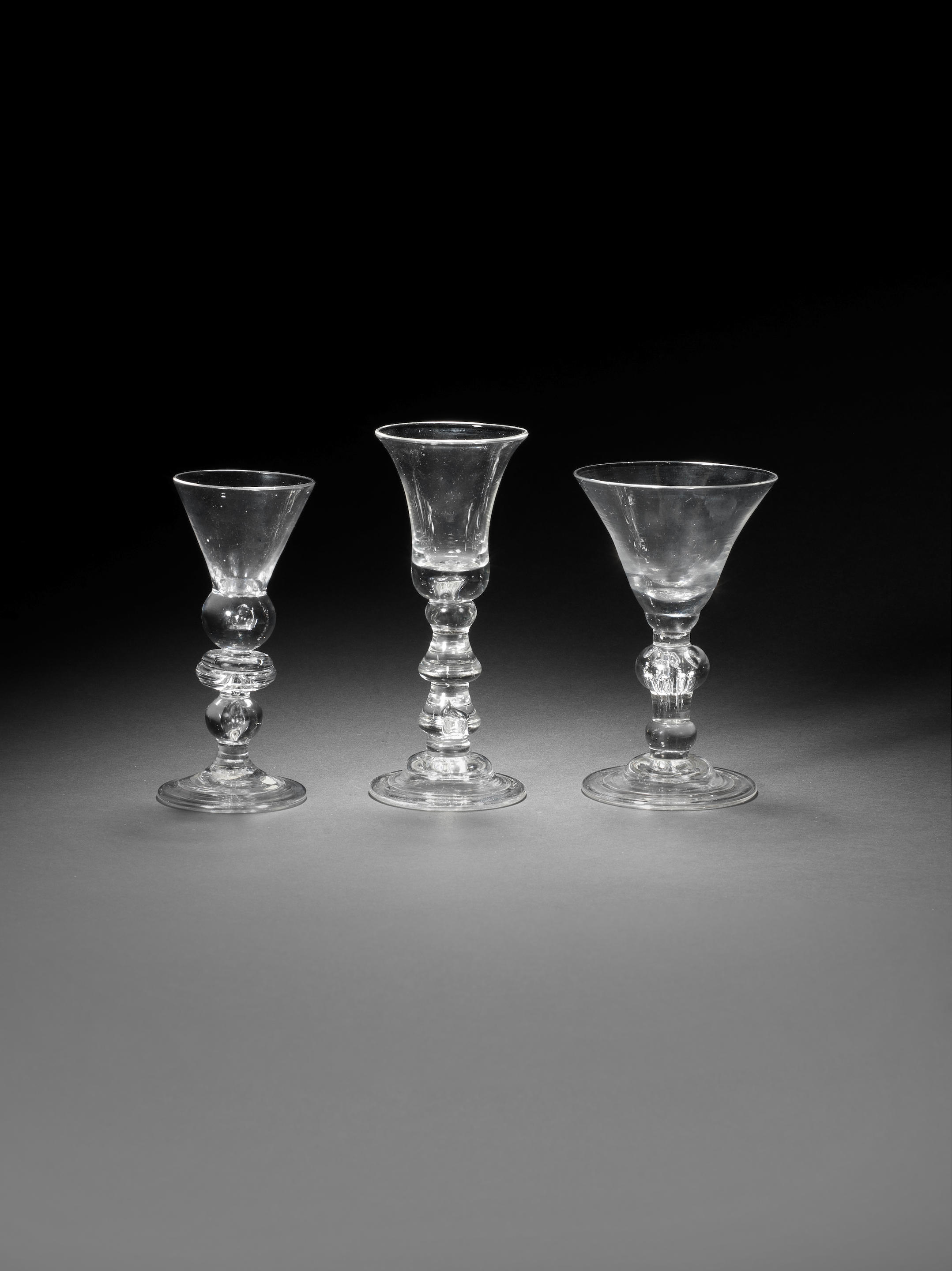 Bonhams A Baluster Wine Glass Circa 1710 1169