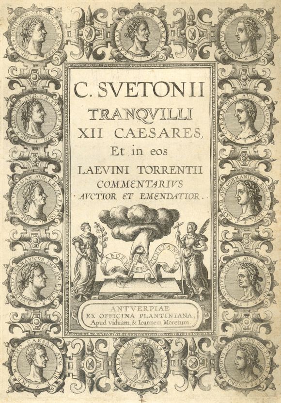 Bonhams SUETONIUS TRANQUILUS (CAIUS) De vitae XII Caesares, 1591