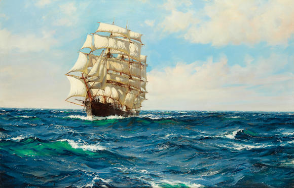 Bonhams : Montague Dawson (british, 1890-1973) Homeward Bound