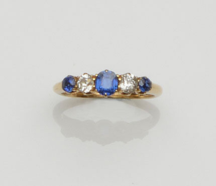 Bonhams : Five vari gem-set rings