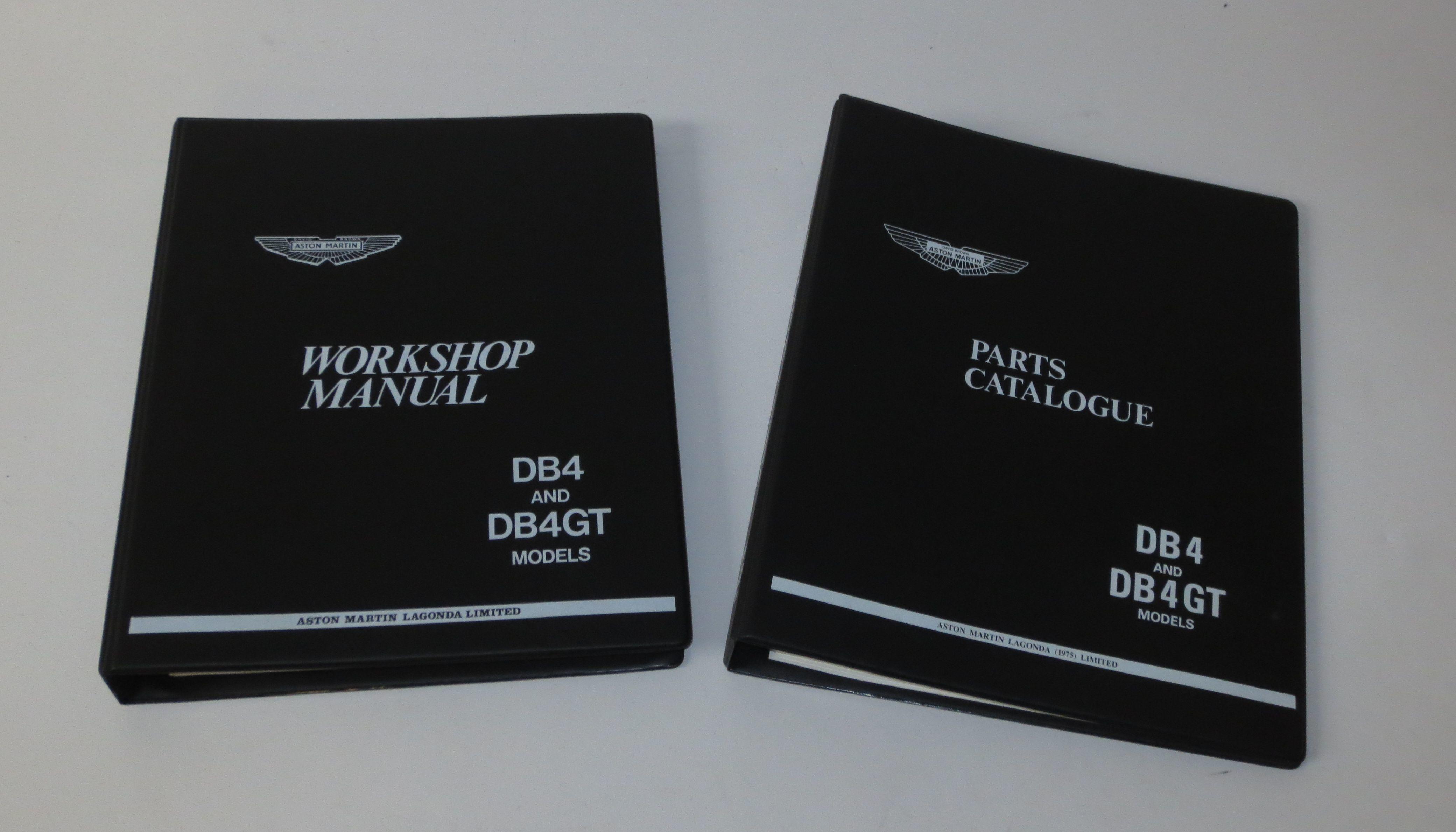 Bonhams Cars : An Aston Martin DB4 & DB4GT Parts Catalogue and Workshop ...