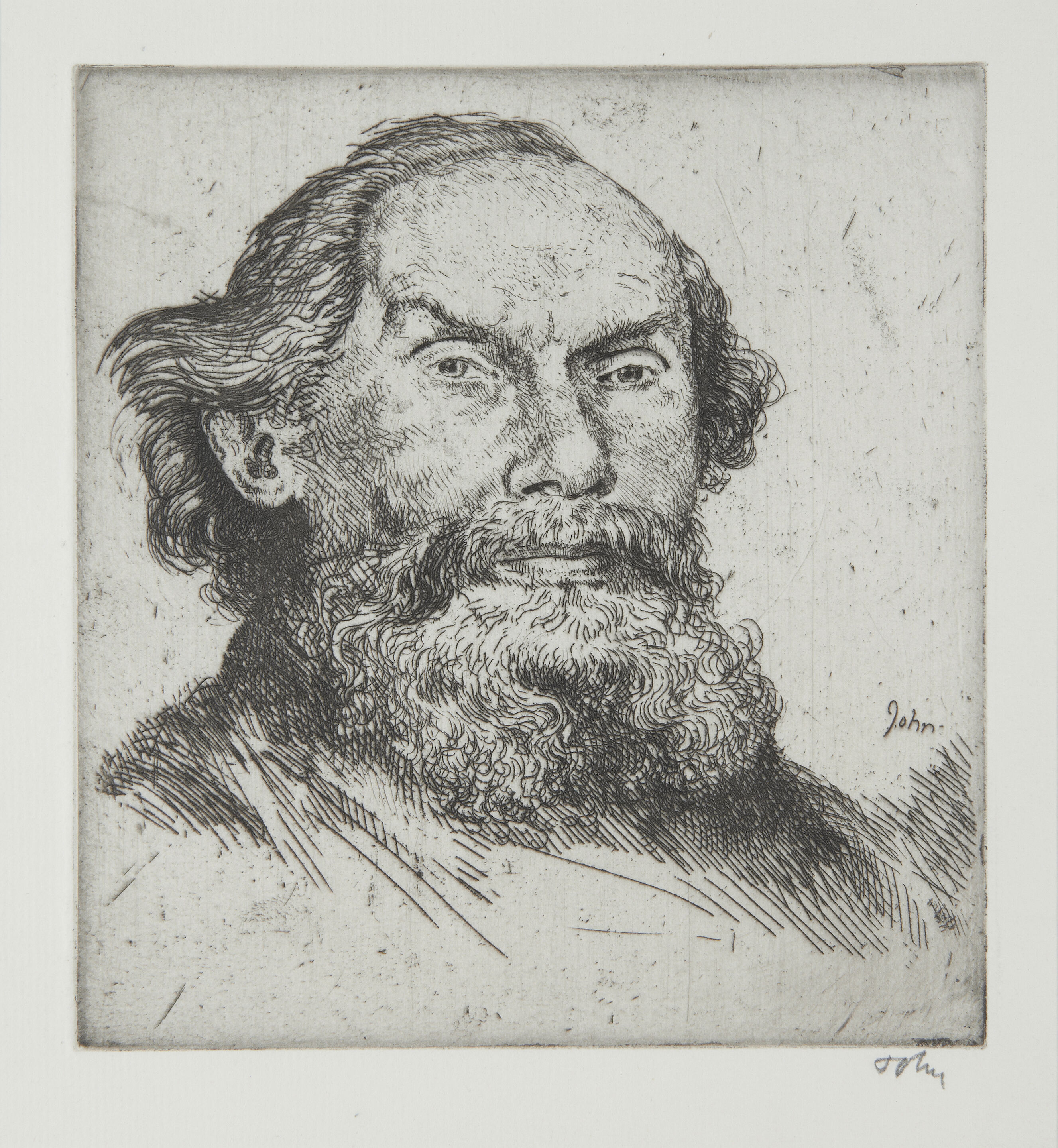 Benjamin Waugh Etching