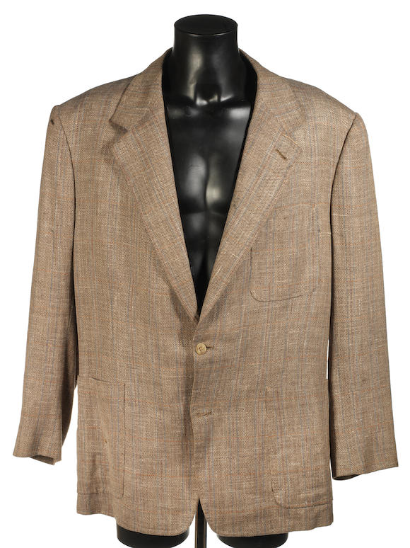 Bonhams : Sean Connery - The Russia House, 1990 A brown tweed jacket,