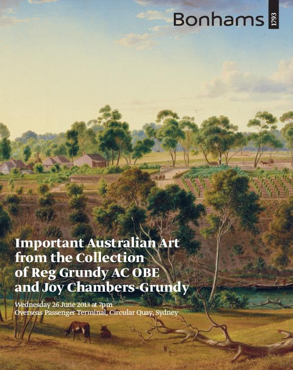 Important Australian Art from the Collection of Reg Grundy AC OBE and Joy Chambers-Grundy