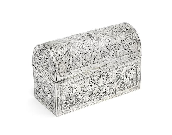 Bonhams : A Victorian silver casket by John & Frank Pairpoint, London 1901