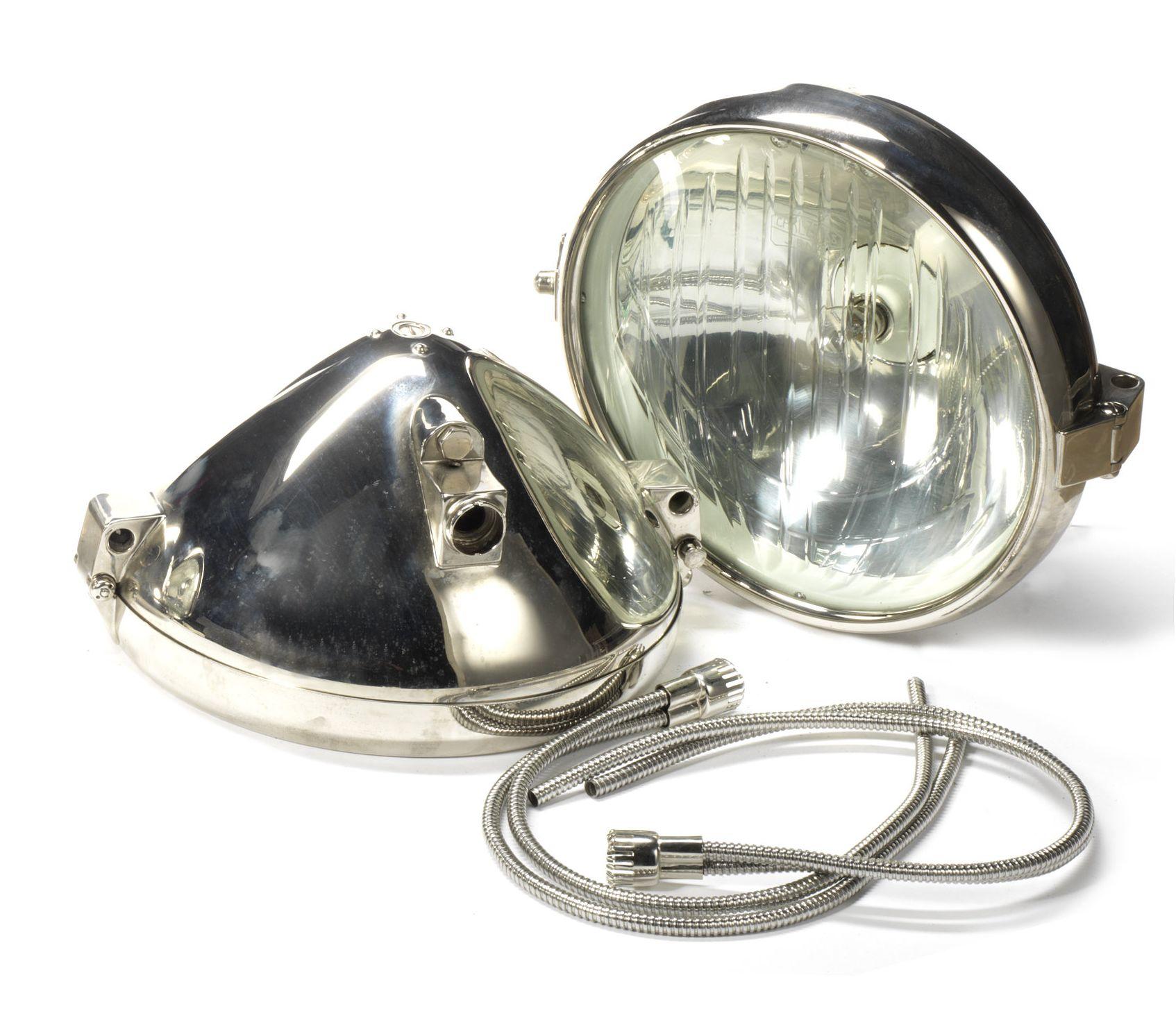 Bonhams Cars : A fine pair of Zeiss headlamp replicas, modern,