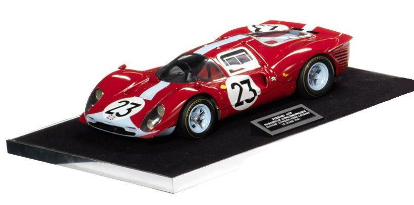 Bonhams Cars : A 112 scale model of the 1967 Le Mans Ferrari 412P,