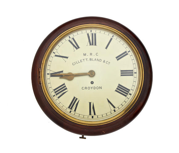 Bonhams : An early 20th century single fusee dial clock M.R.C. Gillett ...