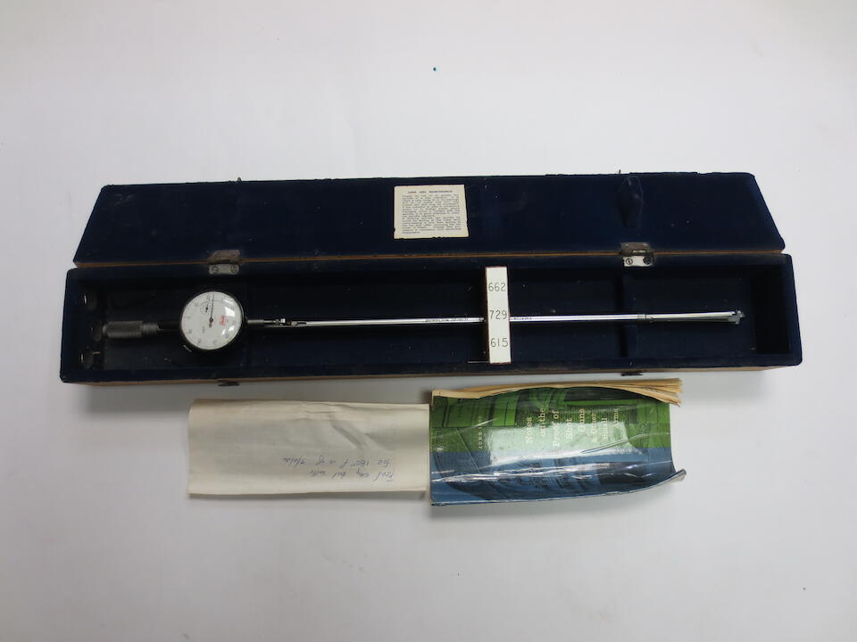 Bonhams An EgertonChubb multigauge bore micrometer In its box