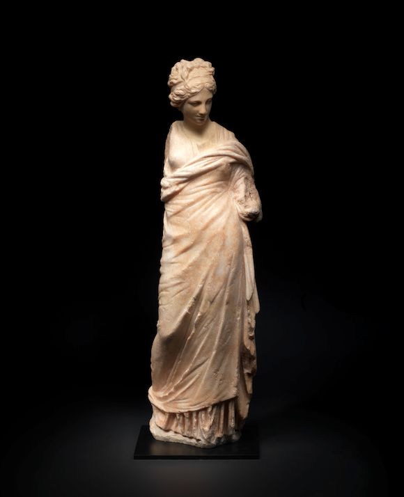 Bonhams : A Greek marble female figure