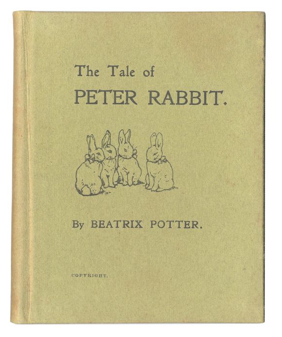 Bonhams : POTTER (BEATRIX) The Tale of Peter Rabbit, FIRST EDITION ...