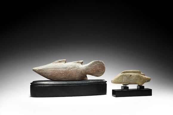 Coptic Fish Bonhams : Two Coptic fish 2