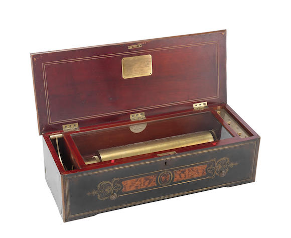 Bonhams : A good Nicole Freres Grand Format Overture cylinder musical box,