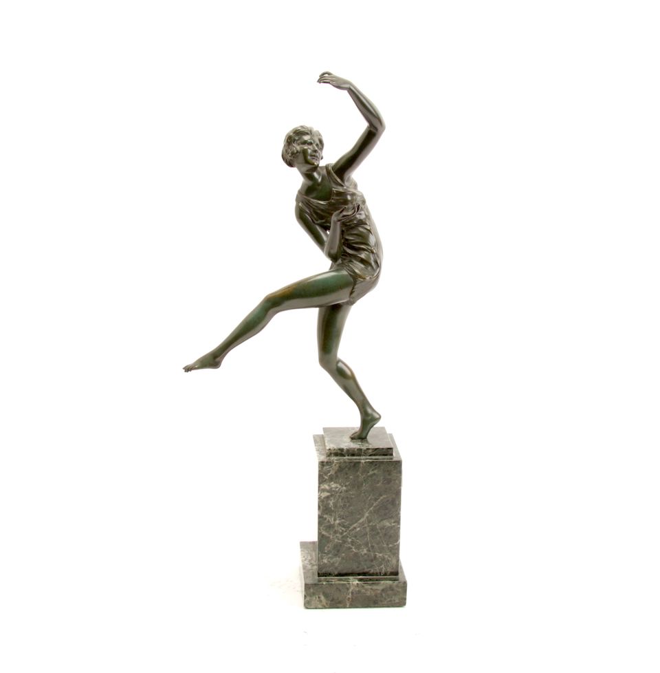 Bonhams An Art Deco bronze figure of a dancing girlPossibly depicting