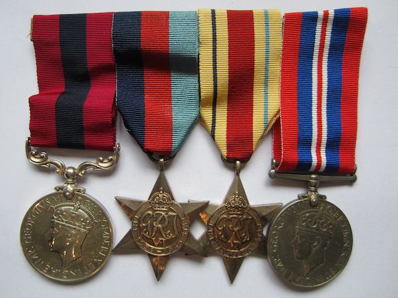 Bonhams : A Second World War Dunkirk D.C.M. group of four to Sergeant F ...