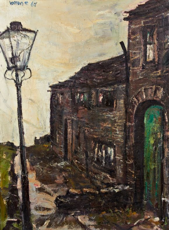 Bonhams Herbert Bannister Whone (Scottish, 19252011) Old farmhouse