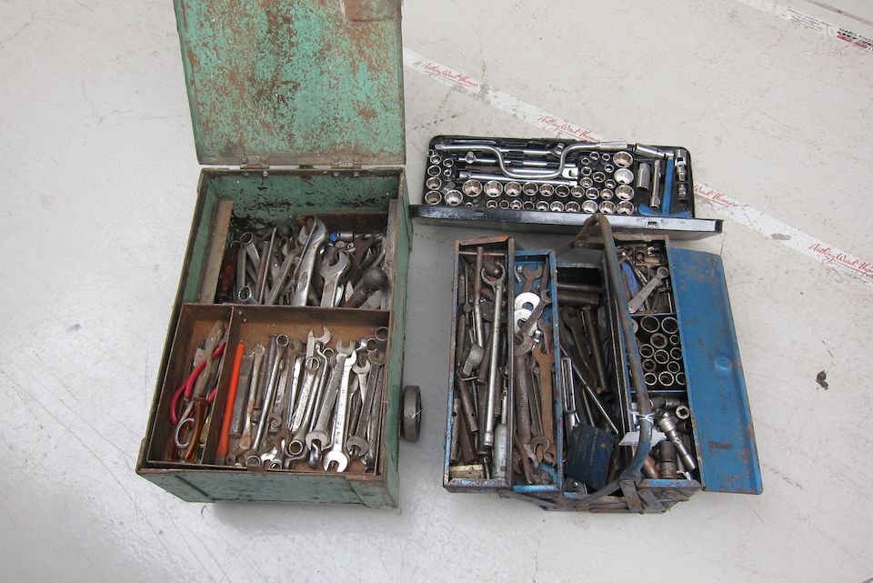 Bonhams A quantity of assorted motorcycle tools,