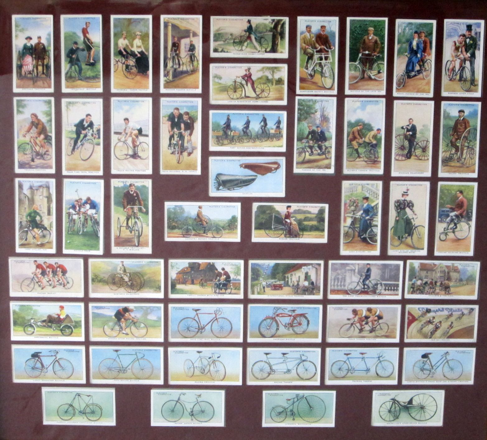 players cigarette cards cycling Bonhams Cars : Two sets of John Player & Sons cigarette cards,