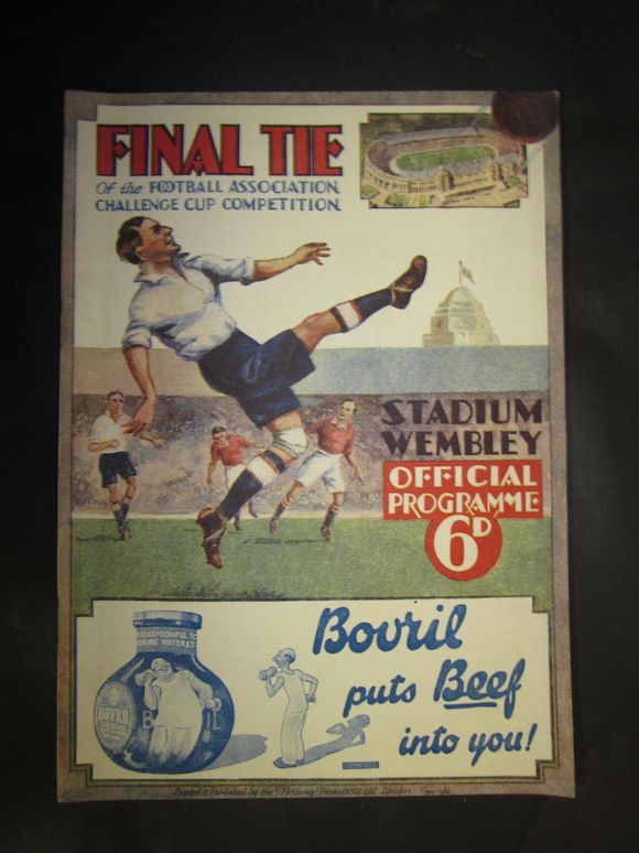 Bonhams 1932 F.A. Cup final programme