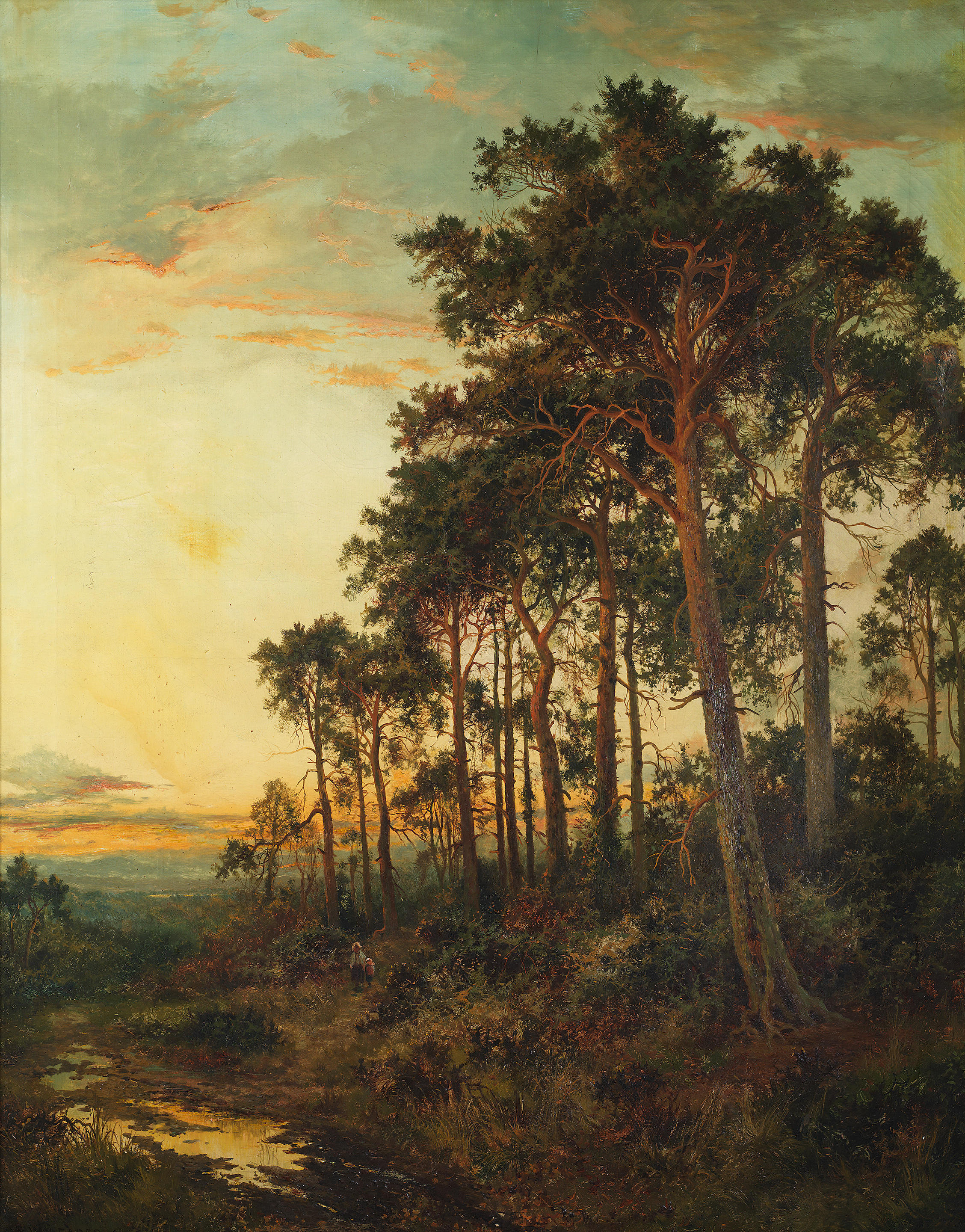 Bonhams Benjamin Williams Leader Ra British 1831 1923 Paysage