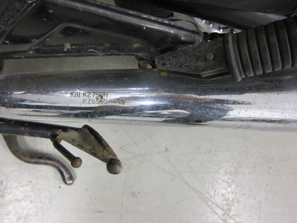 Bonhams c.1978 Kawasaki Z650 B2 Frame no. KZ650B 039584 Engine no