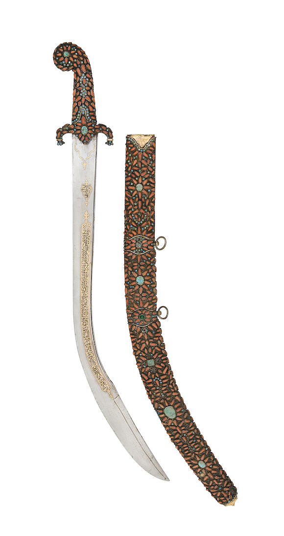 Bonhams : A Highly Decorated Ottoman Kilij