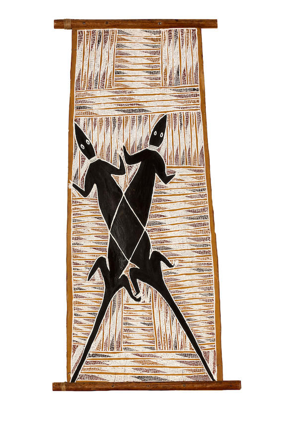 Bonhams wandjuk marika circa 1930 1987 symbols from the djang kawu