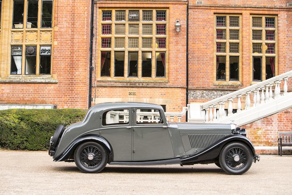 Bonhams : 1936 Bentley 4¼-Litre Saloon Registration no. DNU 105