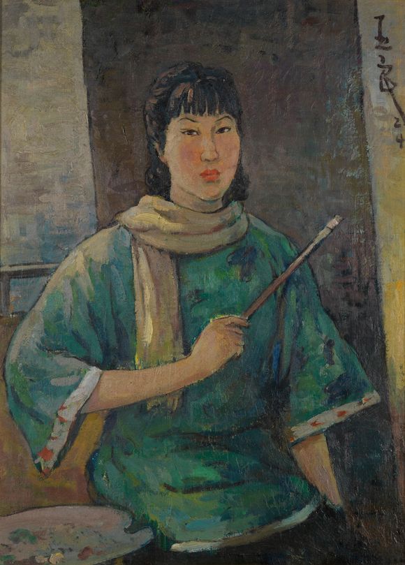 Bonhams Pan Yuliang (Chinese, 18951977) Self Portrait