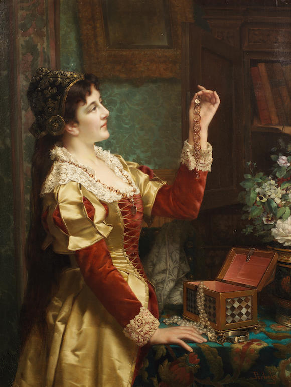 Bonhams : Jan Portielje (Dutch, 1829-1908) The jewel case