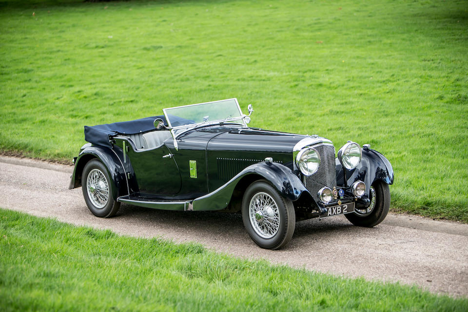 Bonhams : 1934 Bentley 3½-Litre Tourer Registration no. AXB 2