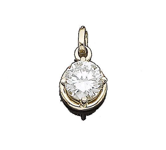 A diamond pendant