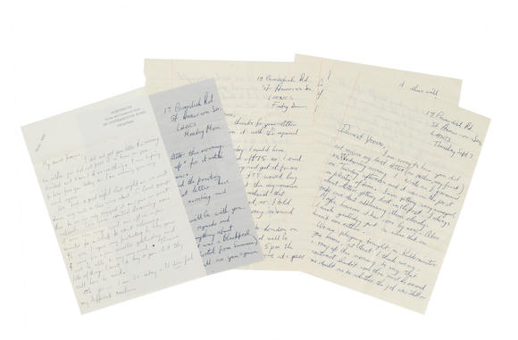 Bonhams : John Evan Blues Band/Jethro Tull Four letters from Ian ...