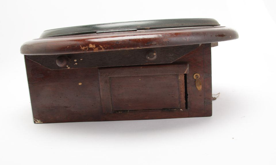 Bonhams A 19th century mahogany Post Office wall clock 2