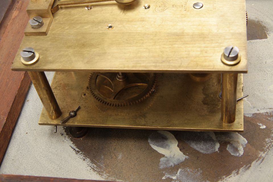 Bonhams A 19th century mahogany Post Office wall clock 2