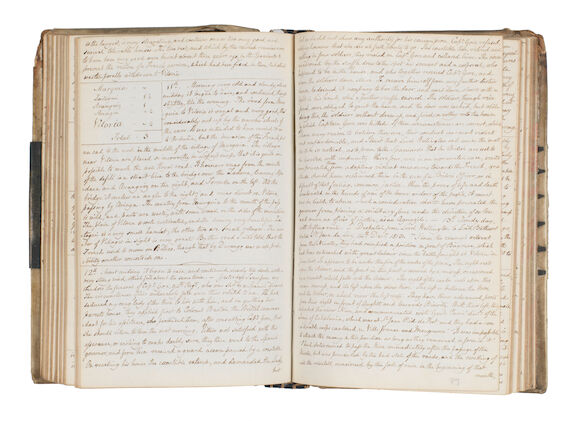 Bonhams : PENINSULAR WAR Autograph journal kept by Captain Henry ...