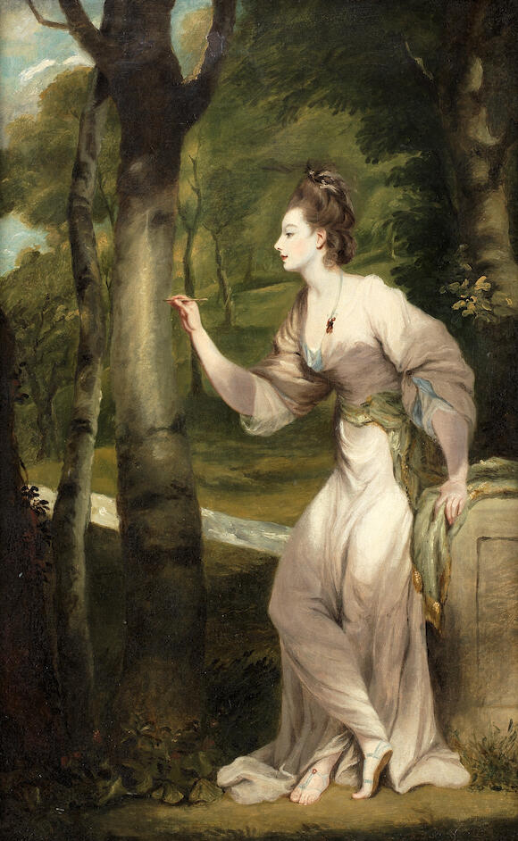 Bonhams : After Sir Joshua Reynolds P.R.A., 18th Century Portrait of a ...