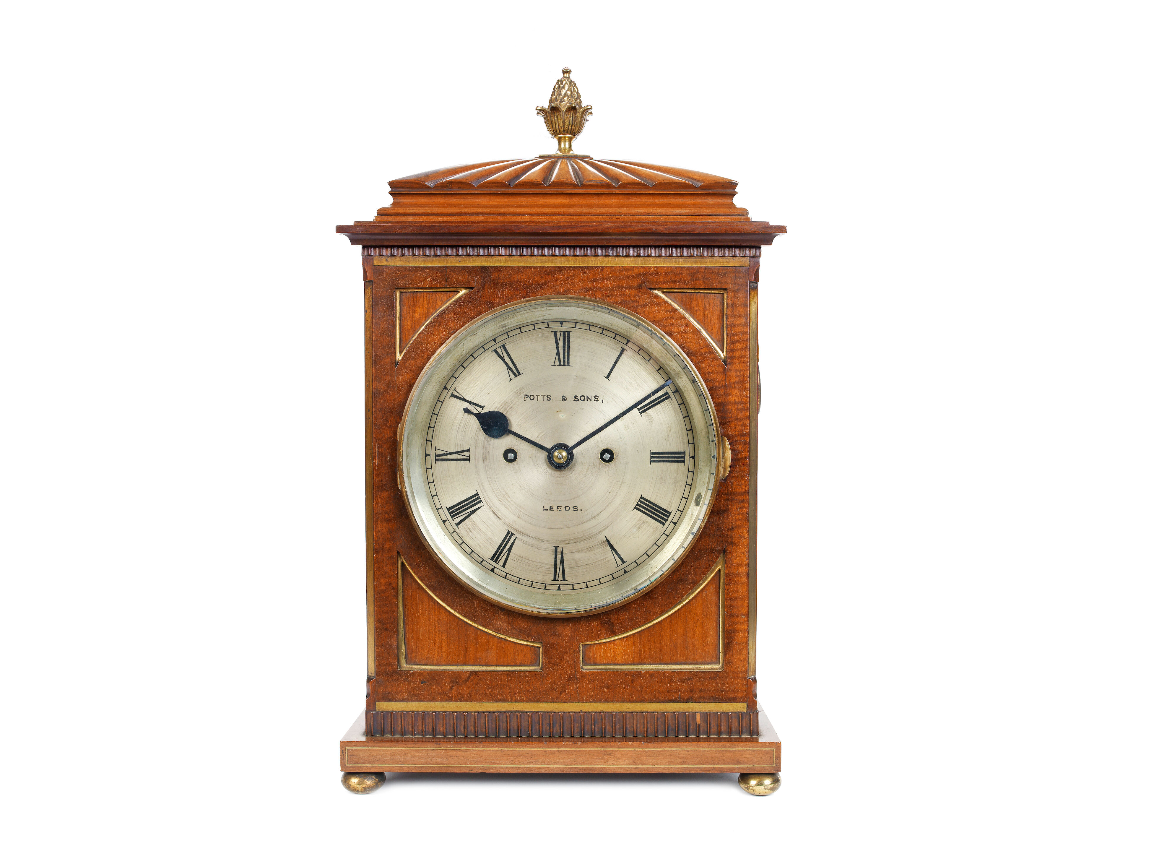 Bonhams : An early 19th century mahogany and gilt brass mounted fusee ...